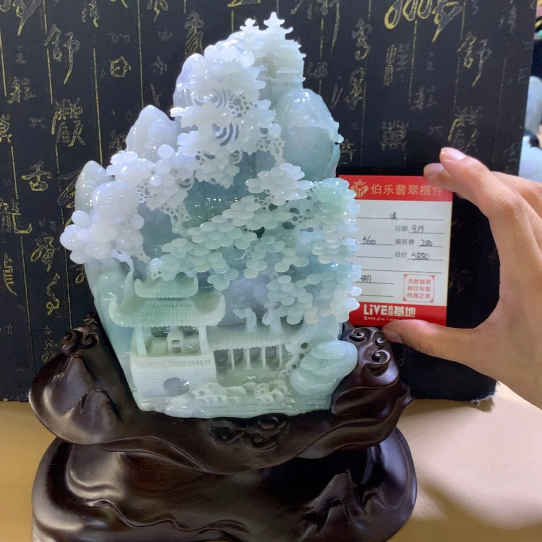 未镶嵌摆件翡翠清**览