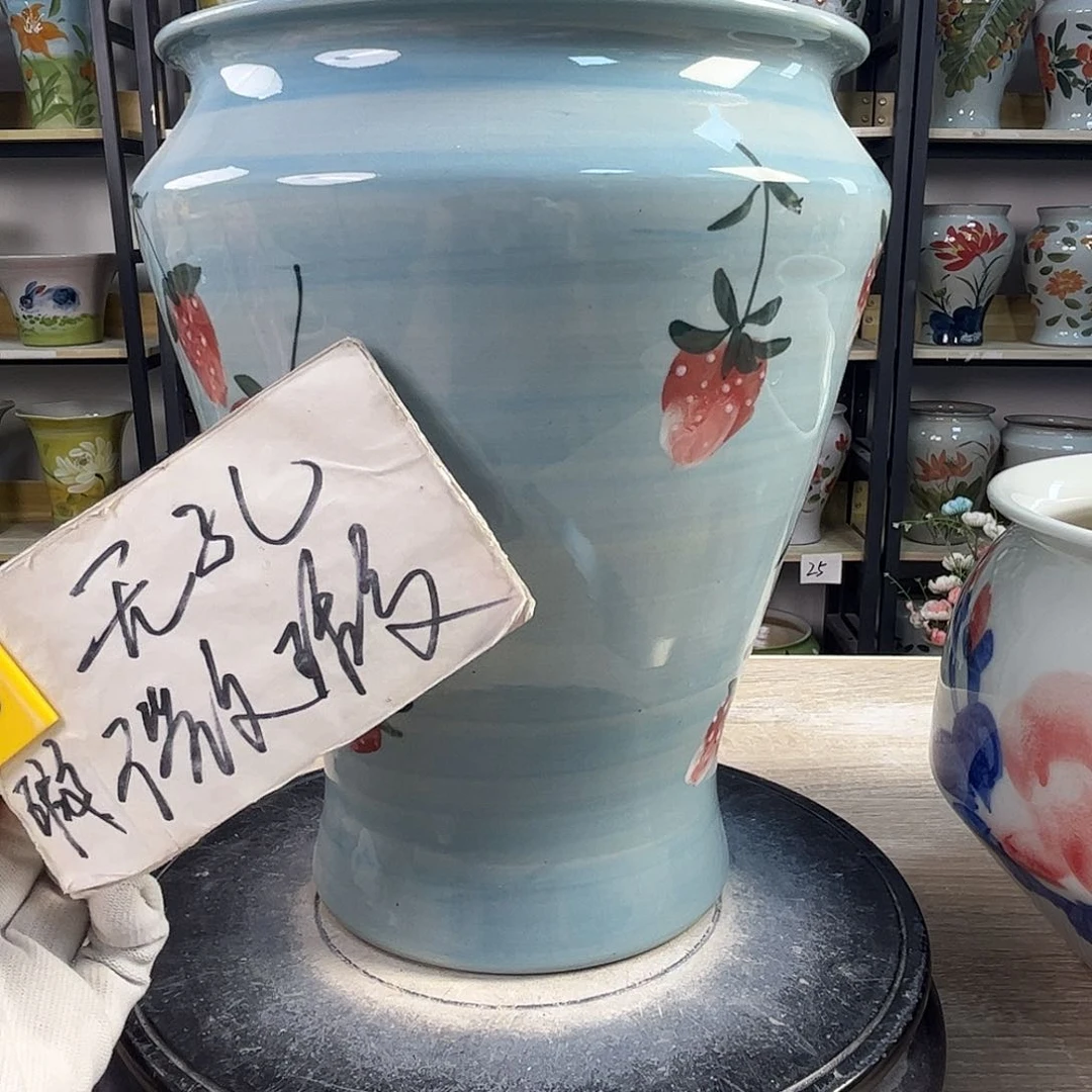 罐1tc景德镇陶瓷花盆