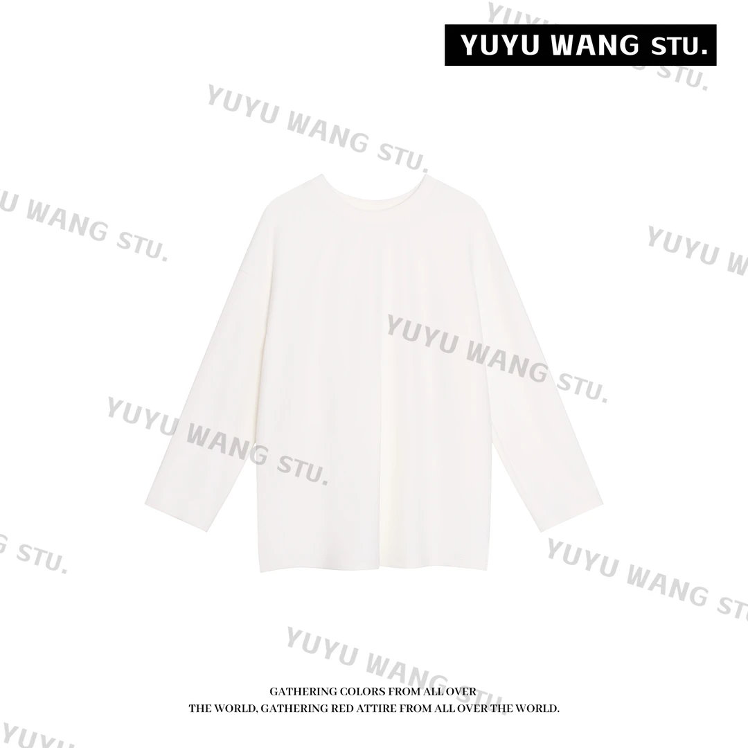 YUYU WANG 【云朵】白色/粉色上衣 RBZ2FD247气质