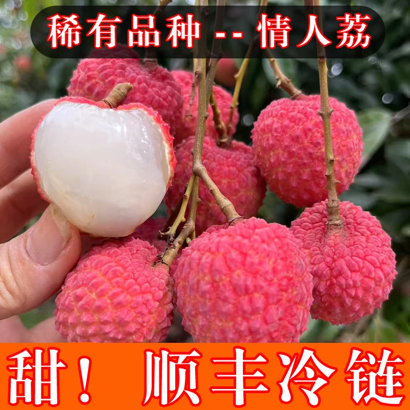 阿树专属【顺丰冷链】广西情人荔新鲜现摘当季水果荔枝整箱5/10斤装