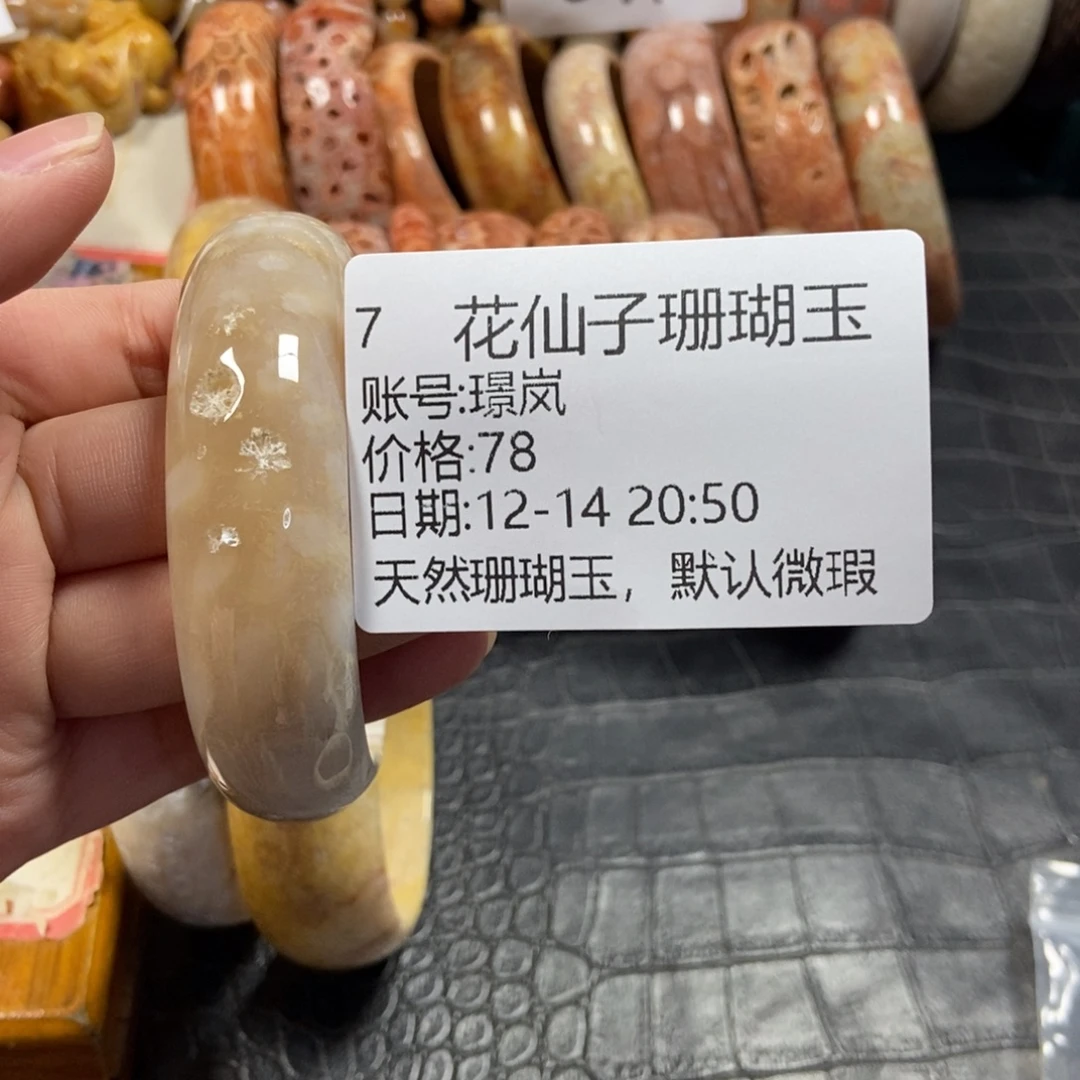 璟***岚硅化珊瑚（珊瑚玉）未镶嵌珠宝半成品7