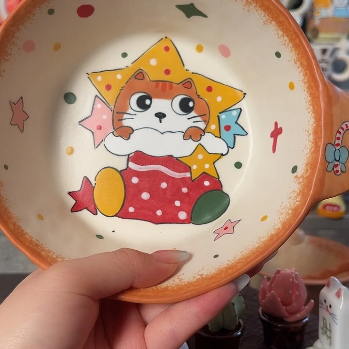 景德镇陶瓷可爱手绘杯