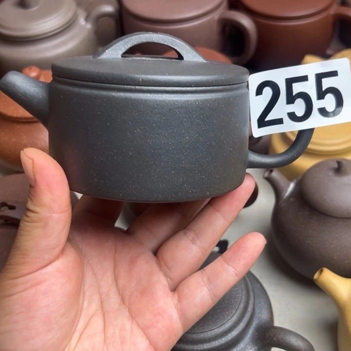 茶壶紫砂紫泥半手工210cc左右