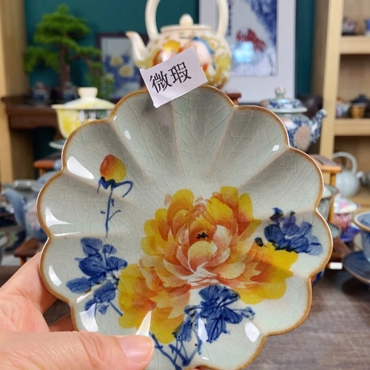 瓷片手工制作工艺精湛等特点