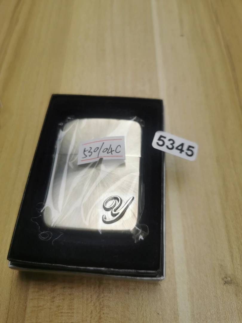 Zippo打火机回血04C镀银贴章41-5345