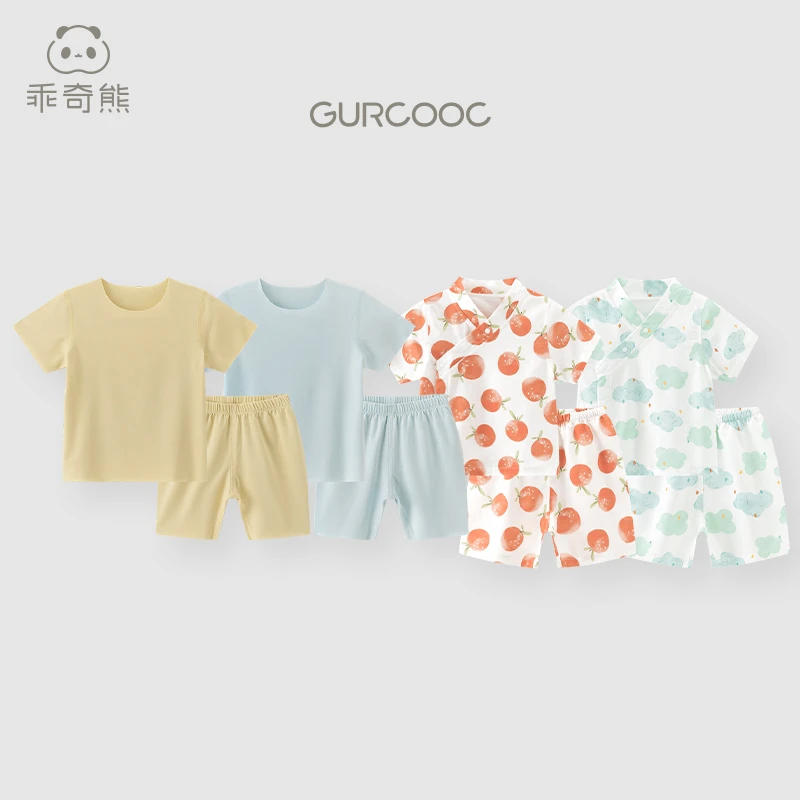 【断码分体福利】婴儿夏季短袖短裤套装薄款居家服宝宝衣服