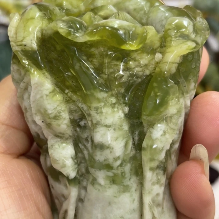未镶嵌蛇纹石玉颈饰