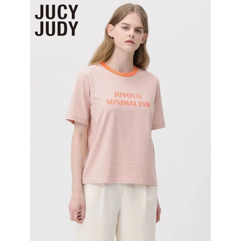 JJ粉丝条纹短袖1492