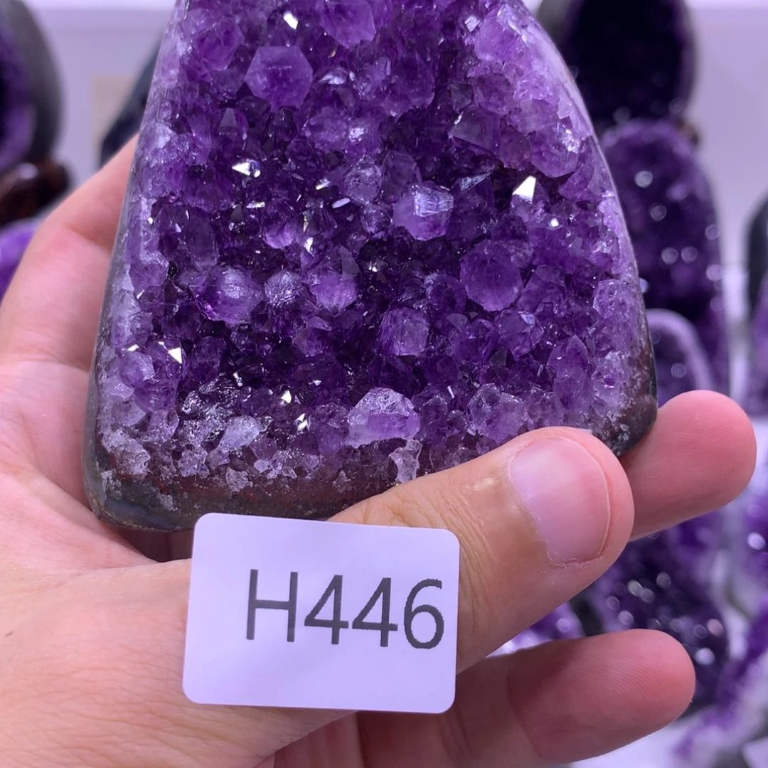 织绣乌拉圭紫水晶摆件446