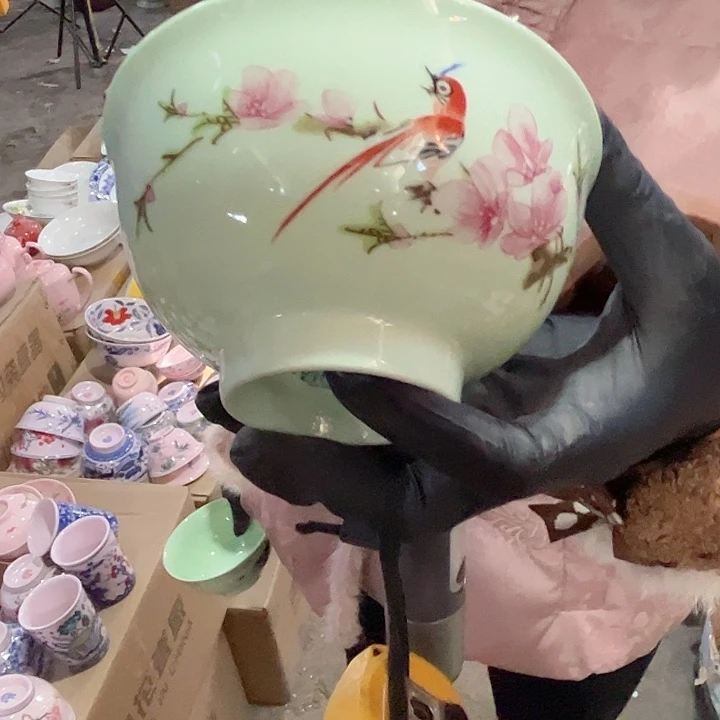 摆件陶景德镇高温瓷碗