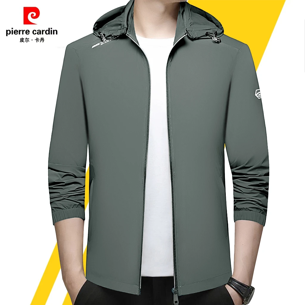 皮尔卡丹高档防晒衣夏季冰丝速干皮肤衣外套男士薄款透气防晒服