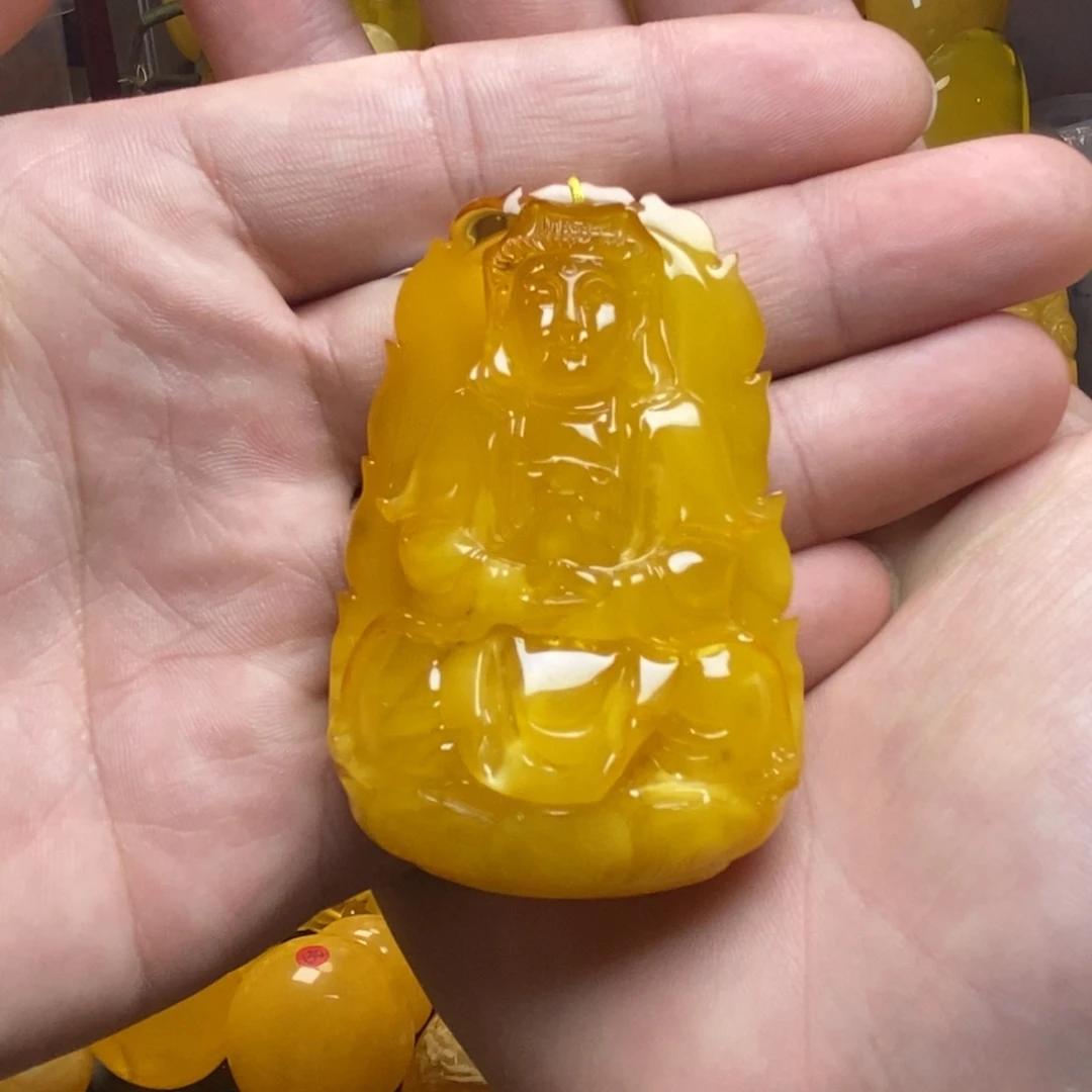 琥珀未镶嵌裸石蜜蜡