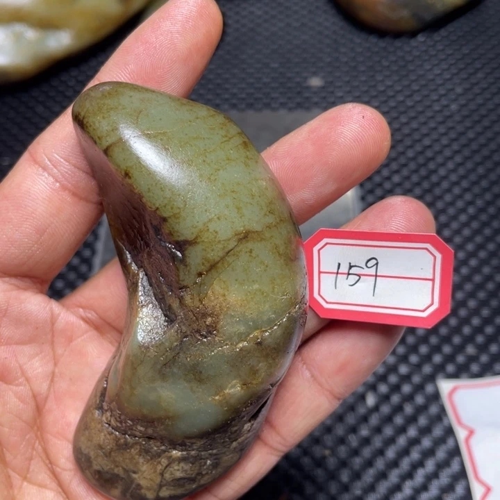 和田玉未镶嵌挂件159