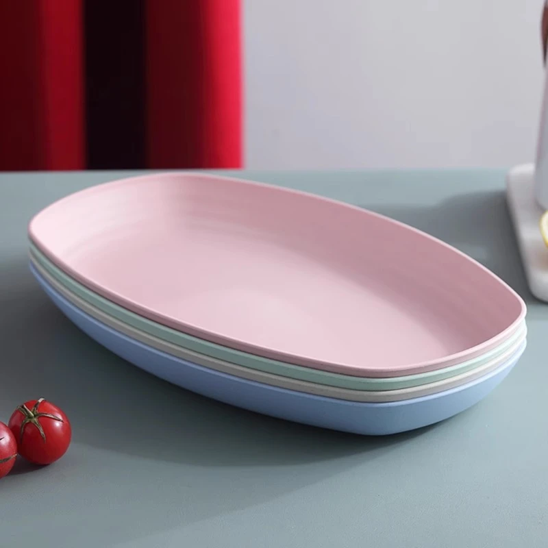 加厚一次性餐盘碟子耐高温可降解环保餐具鱼盘家用菜盘子聚餐露营