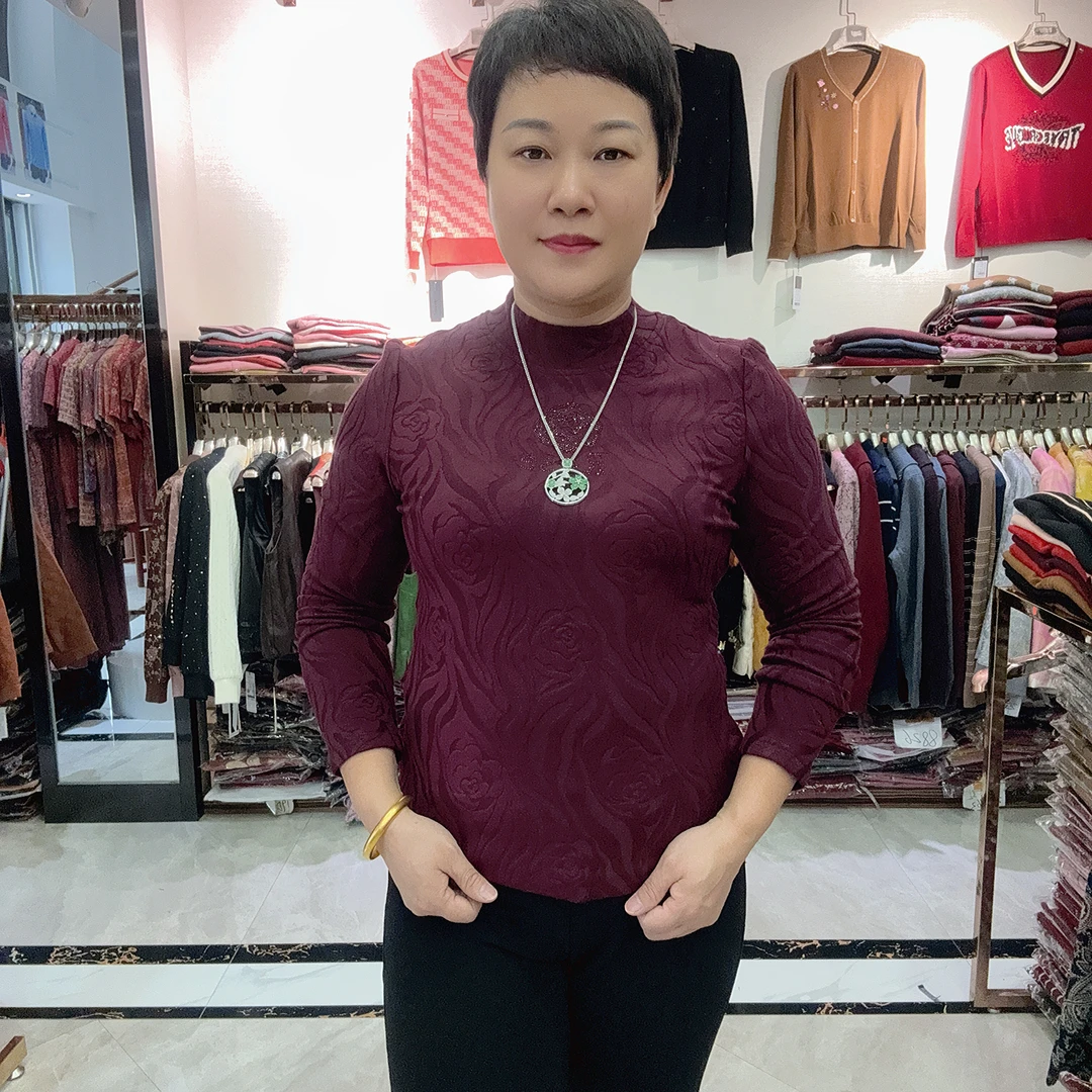 【燕珍时装】2025秋冬季新款2826植物时尚百搭上衣 斐斐