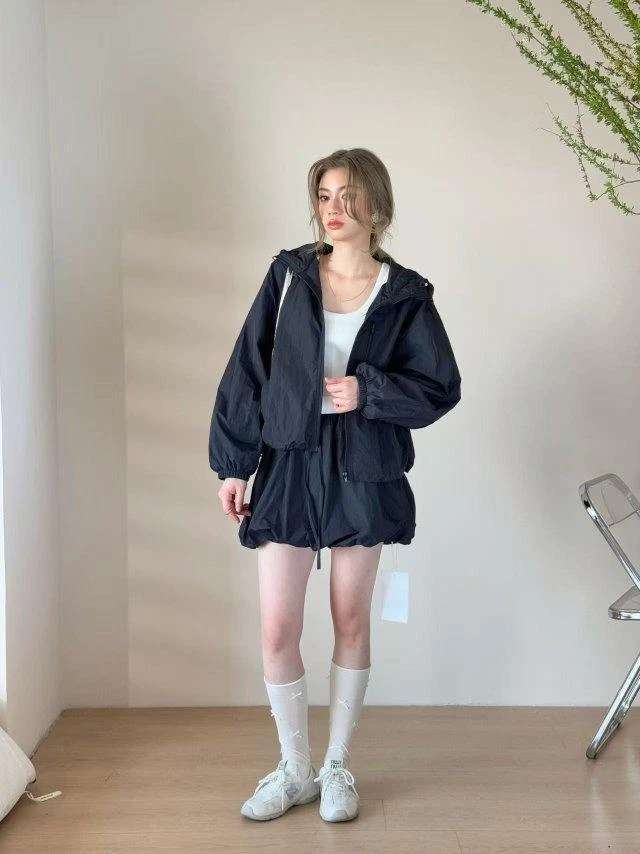 十三行～薄款拉链防晒外套2338