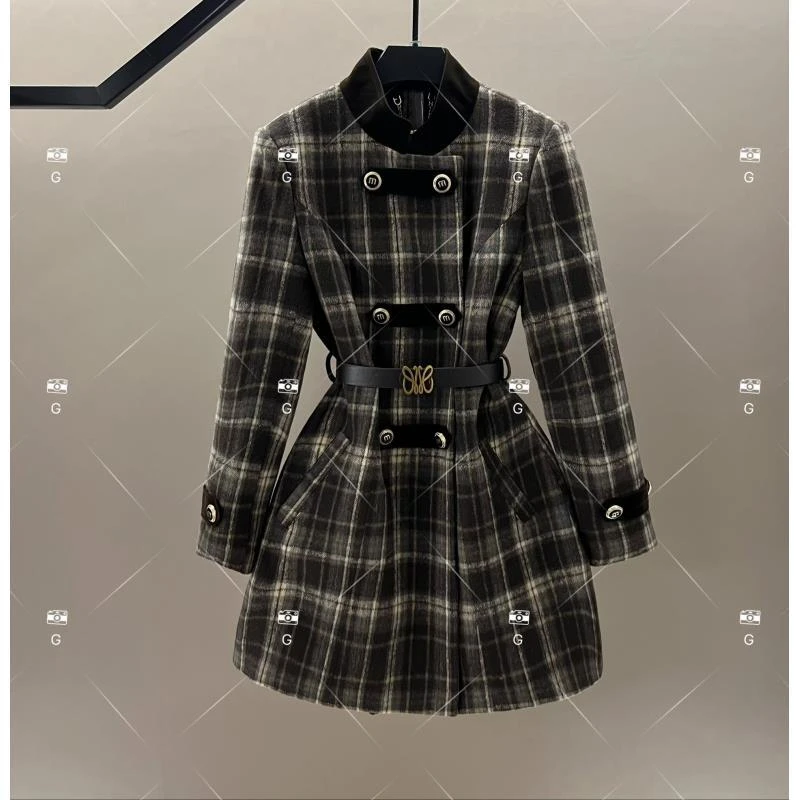 【静】秋冬气质小香风时尚设计师中长款羽绒服 GS-57663