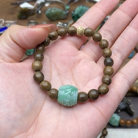 未镶嵌手串翡翠001