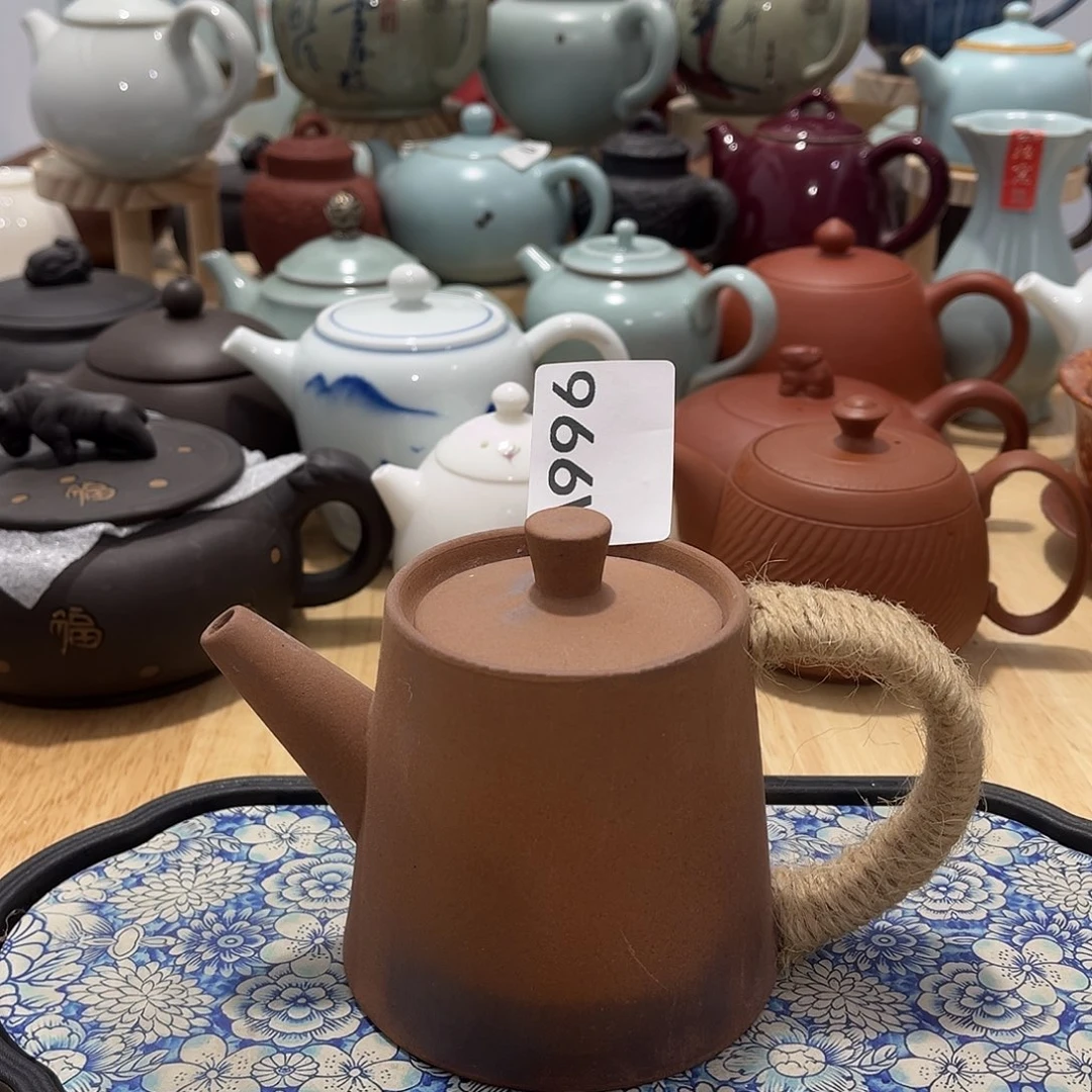 残***墨瓷片茶摆件工艺品摆件666