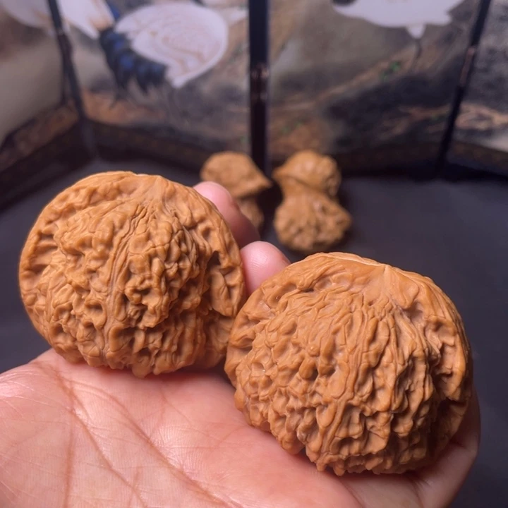 文玩核桃把件46南疆石