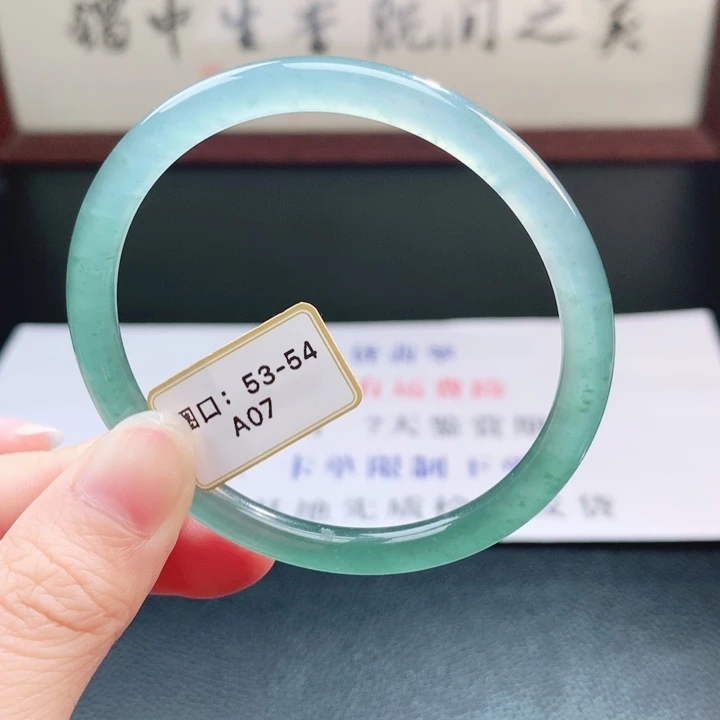 翡翠未镶嵌手镯翡翠手镯56