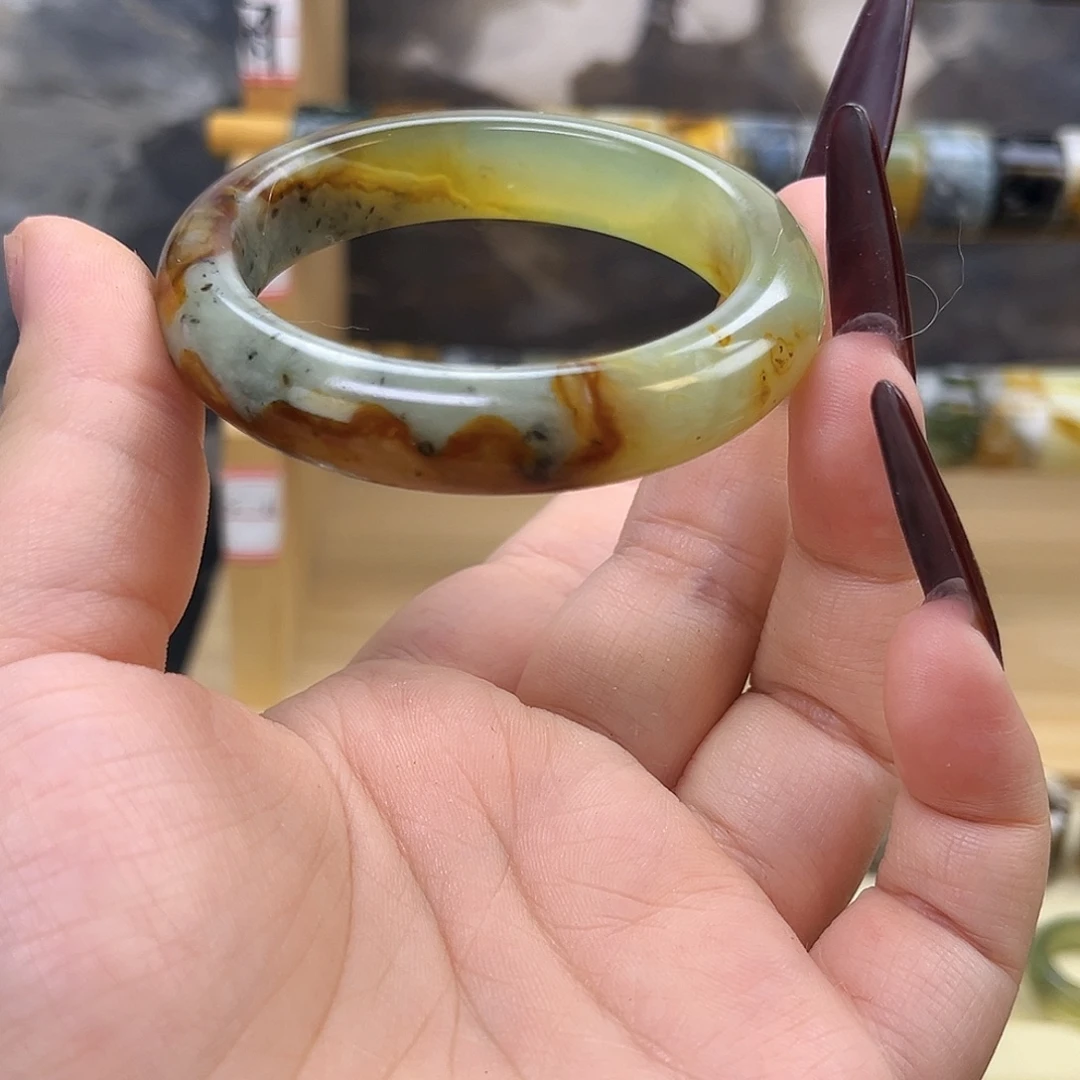 岫玉未镶嵌戒指49.9