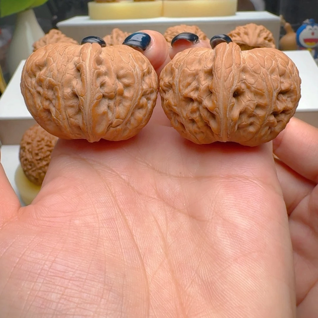 把件核桃42双翘肩元宝