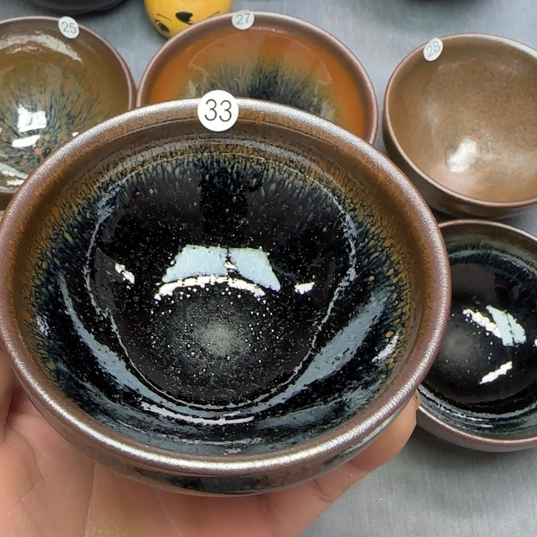 一***一茶盏印春堂柴烧建盏