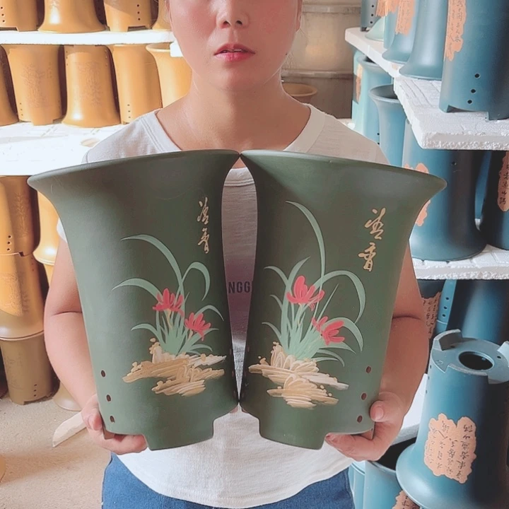 紫砂花盆宜兴紫砂精品花盆