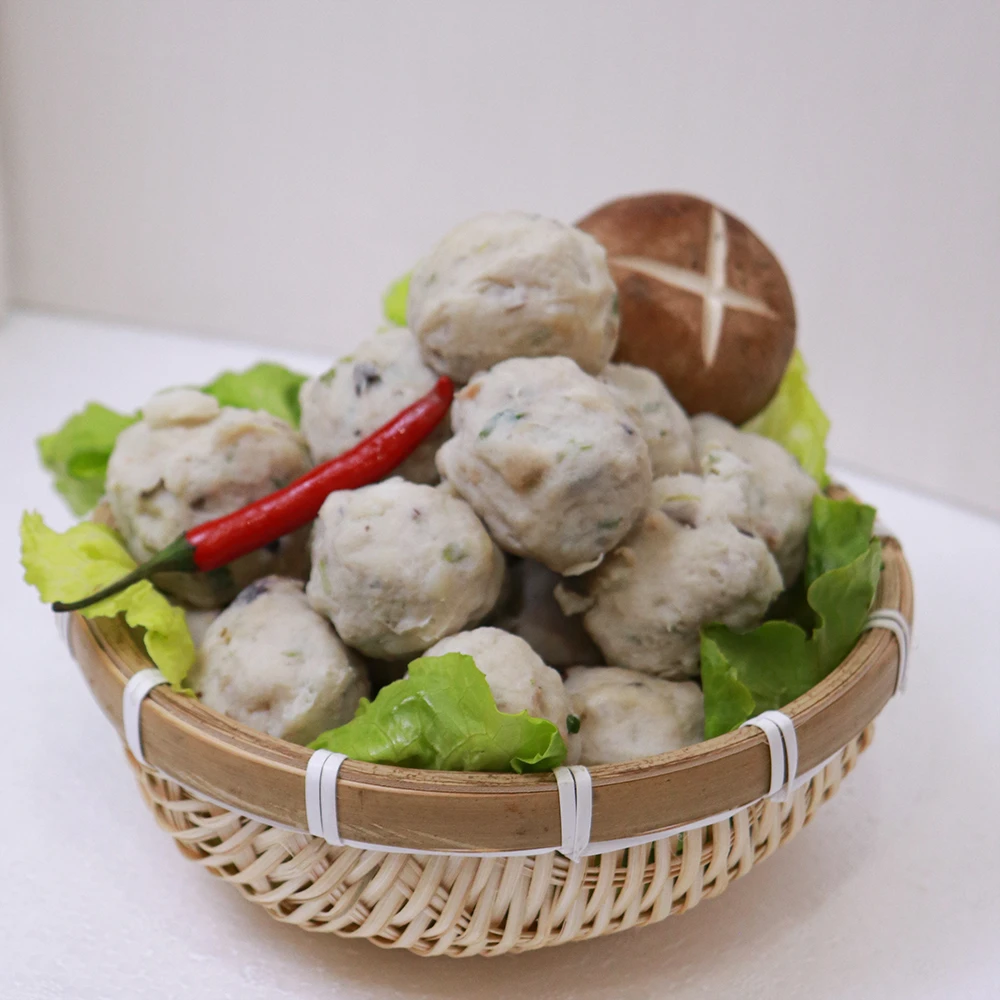 潮汕特色美食芹菜香菇猪肉丸、猪肉卷250g/包生鲜冷链运输