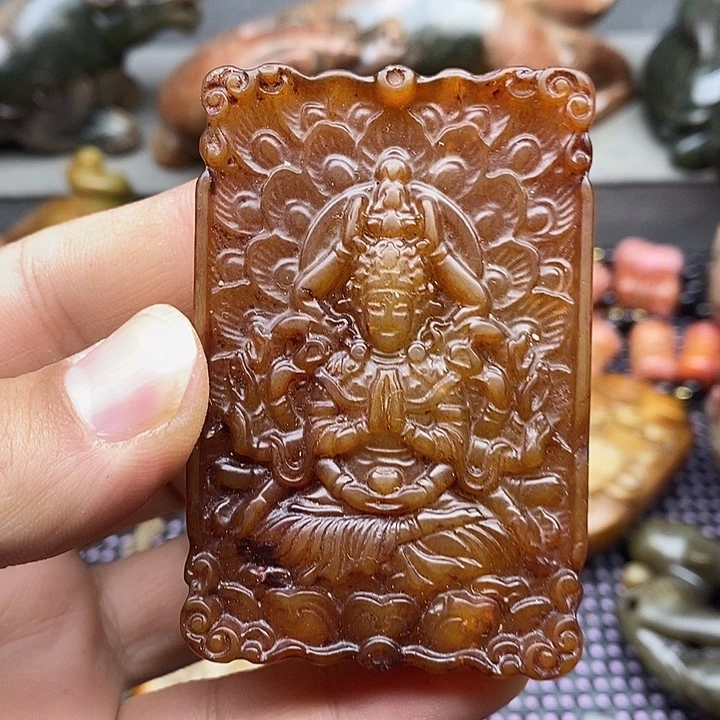未镶嵌蛇纹石玉颈饰