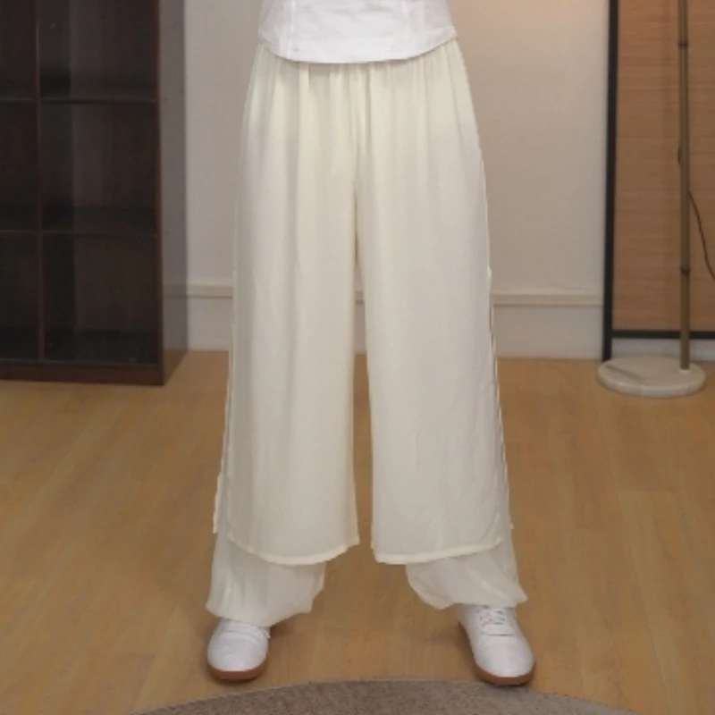 单裤子（女）静韵御尊武当柔云纱春夏秋新款