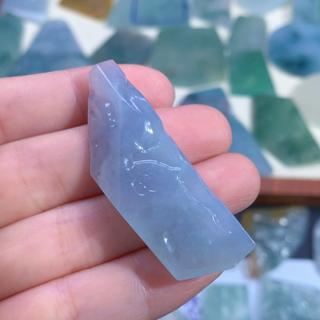 定制翡翠未镶嵌天然缅甸翡翠包工