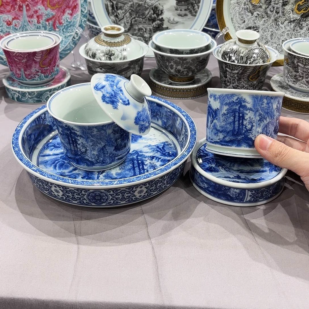 瓷片景德镇陶瓷手工茶具