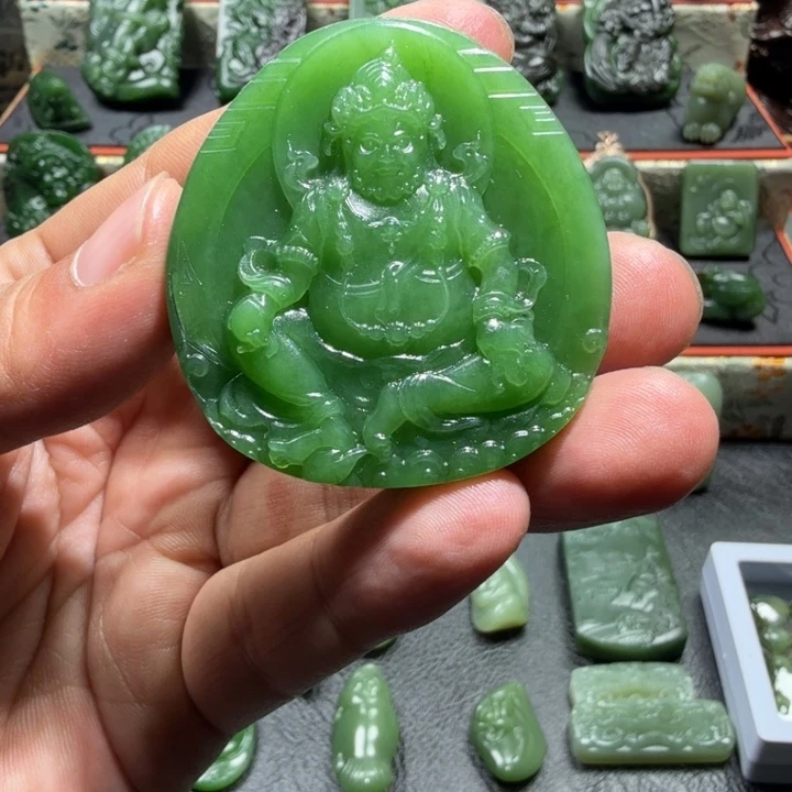 和田玉（碧玉）未镶嵌颈饰