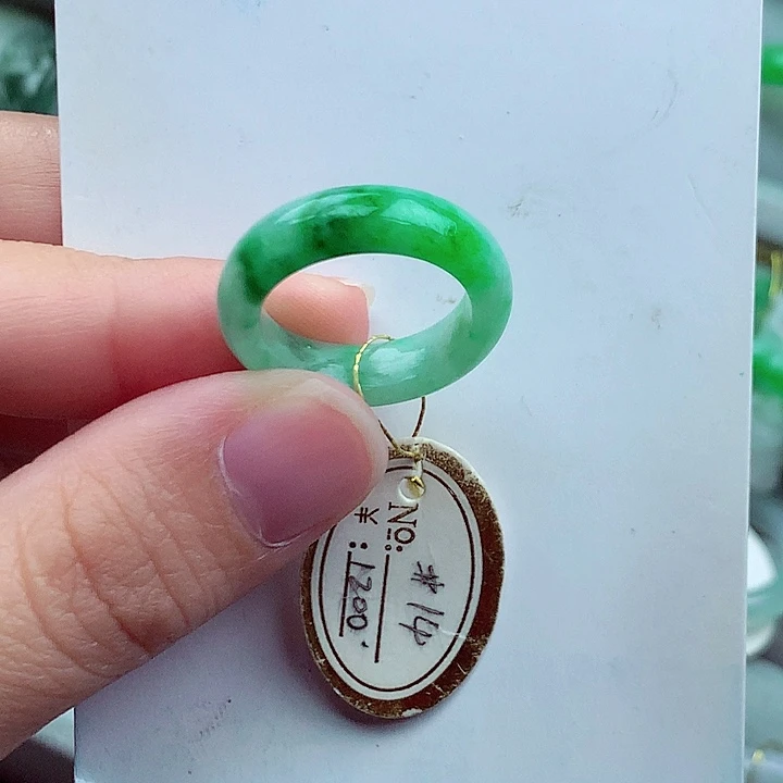翡翠未镶嵌戒指14号