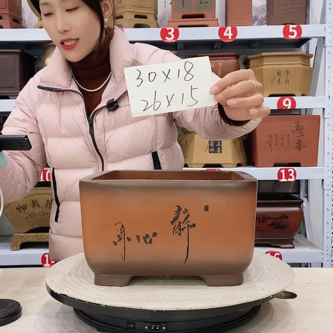 紫砂花盆紫砂花盆
