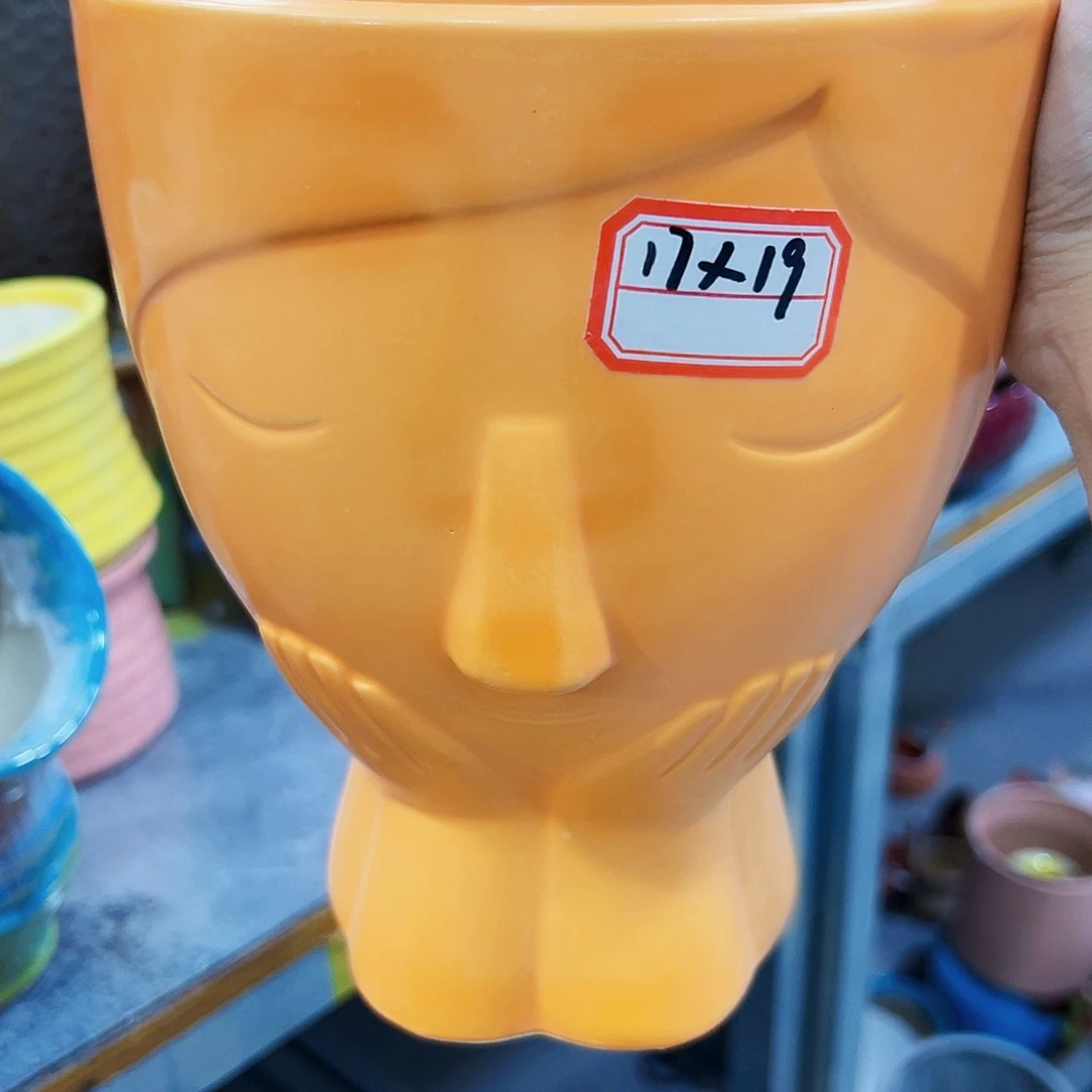 有孔外贸尾单陶瓷花盆凑单10米包邮