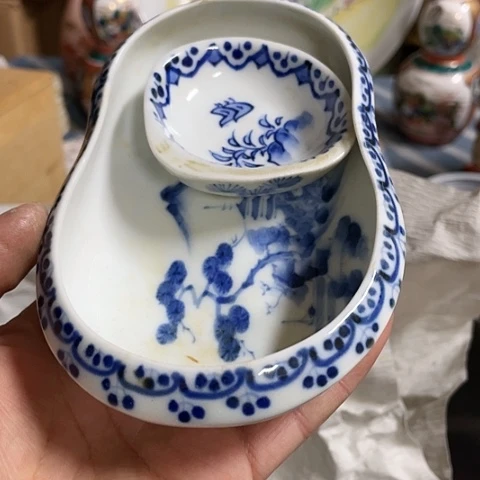 【闪购商品】碟旧**猫中古瓷器默认瑕疵