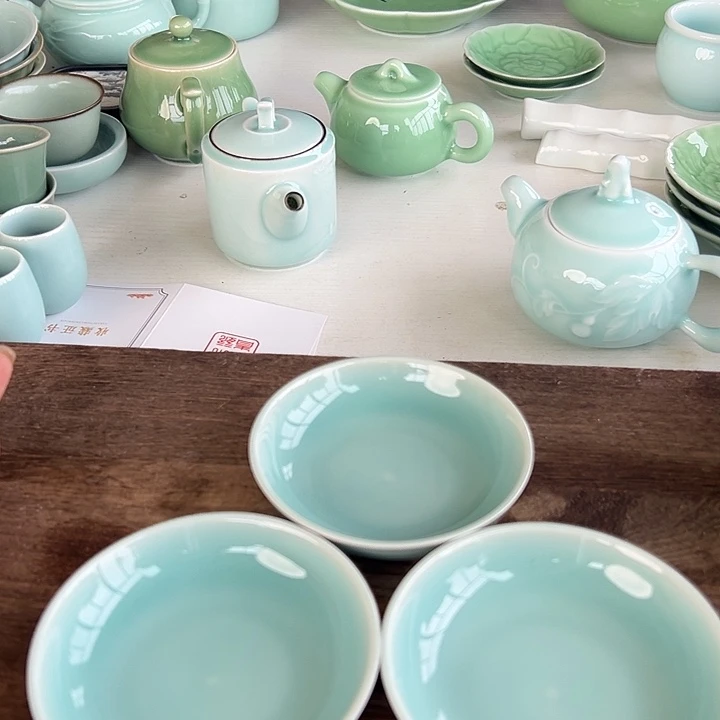 小米茶器龙泉青瓷