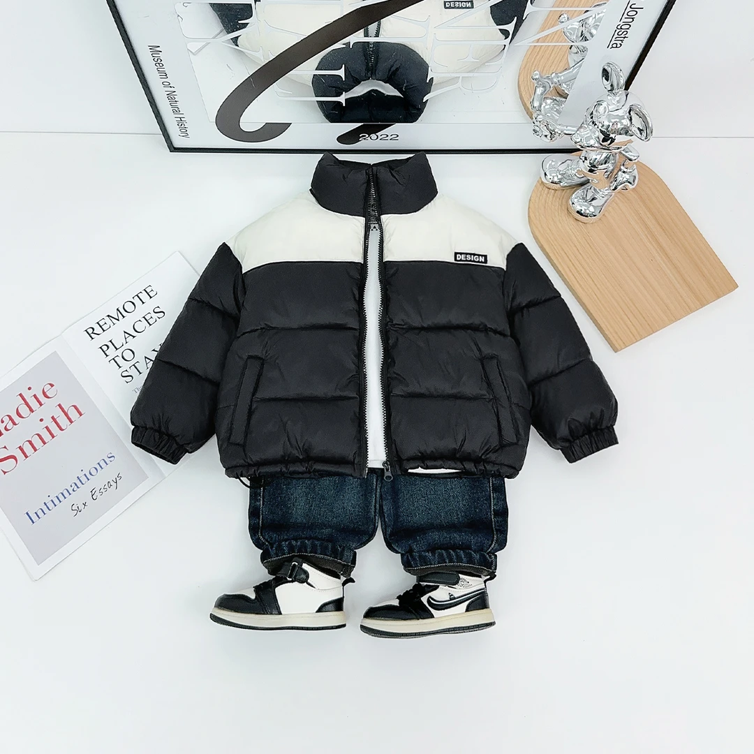 儿童冬棉服男童冬款加厚棉衣2025新款冬装 HZ25655 悠悠童话童装