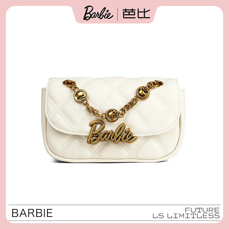 BARBIE/芭比新款时尚链条女包百搭单肩女士包包复古潮流女包