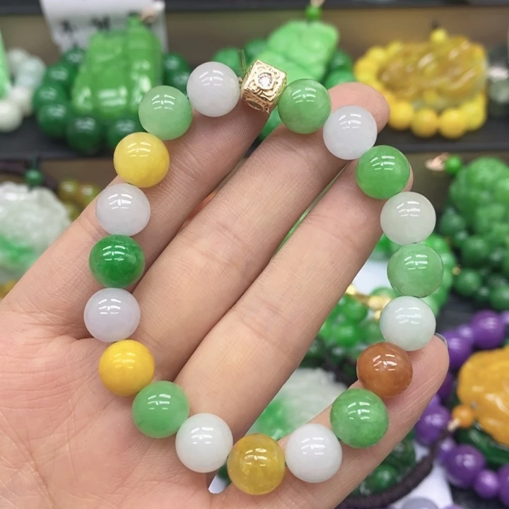 翡翠未镶嵌手链手链111