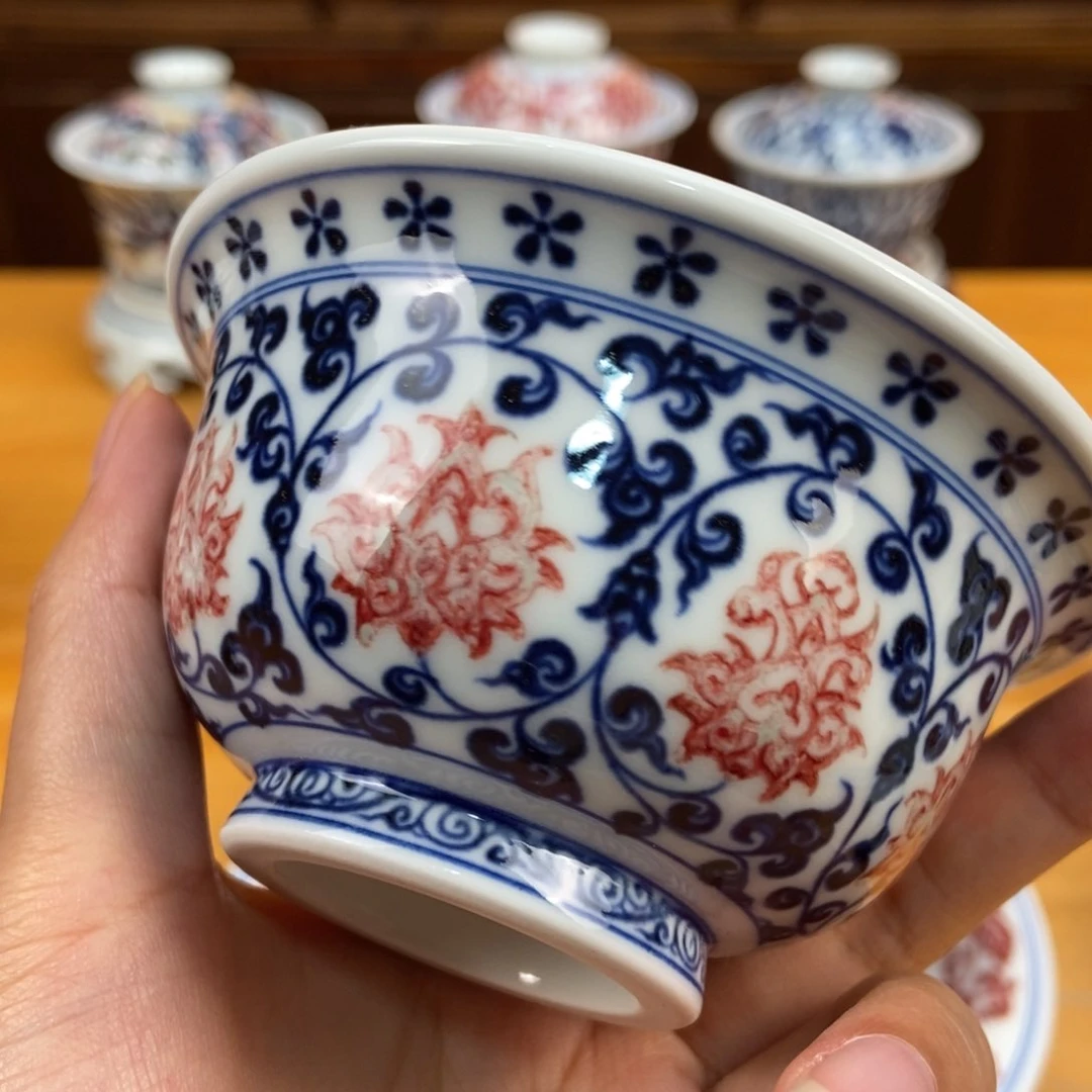 手绘现代茶具非古董