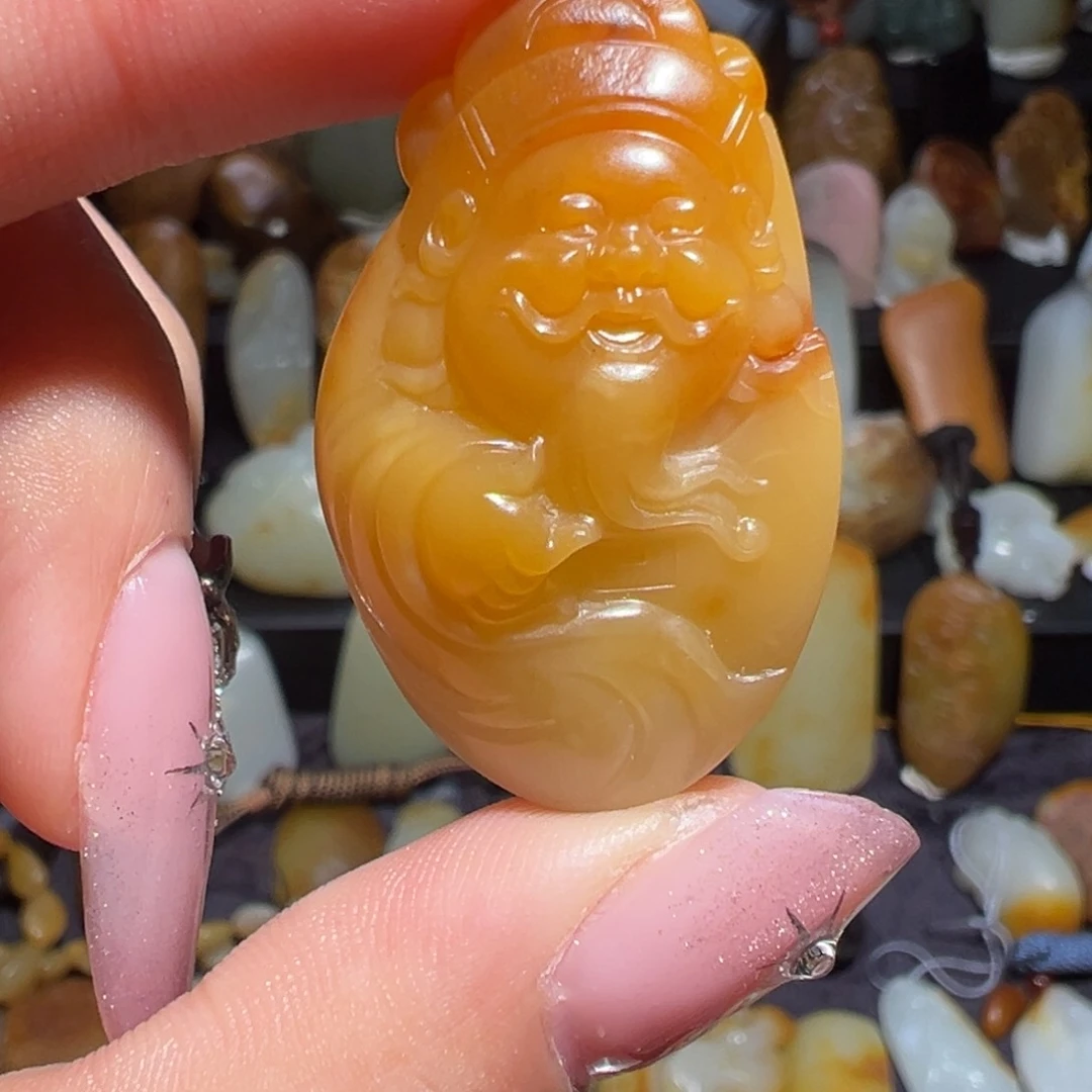 和田玉吊坠(不含链)未镶嵌军****哥