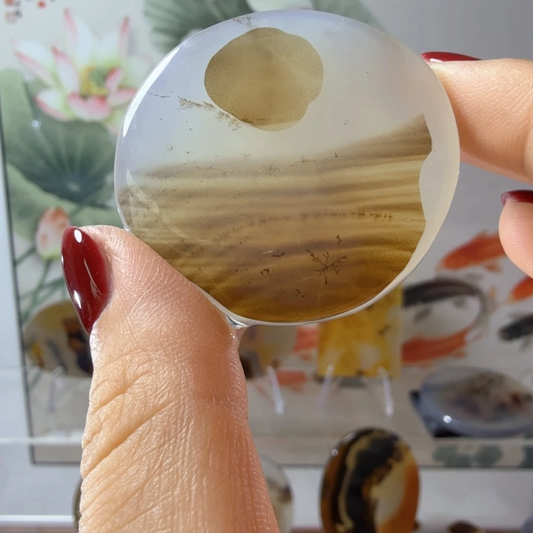 玛瑙/玉髓吊坠(不含链)未镶嵌6