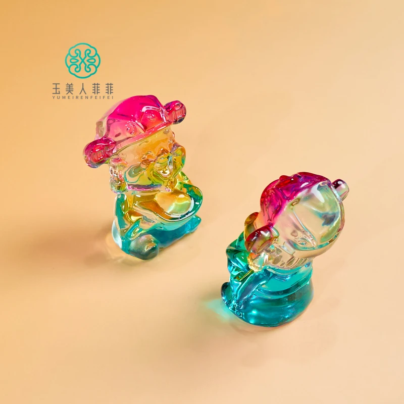 珠光宝气#琉璃七彩摆件~多样性发一