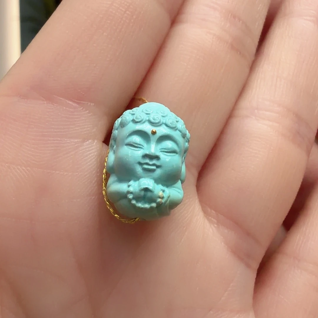 绿松石未镶嵌颈饰