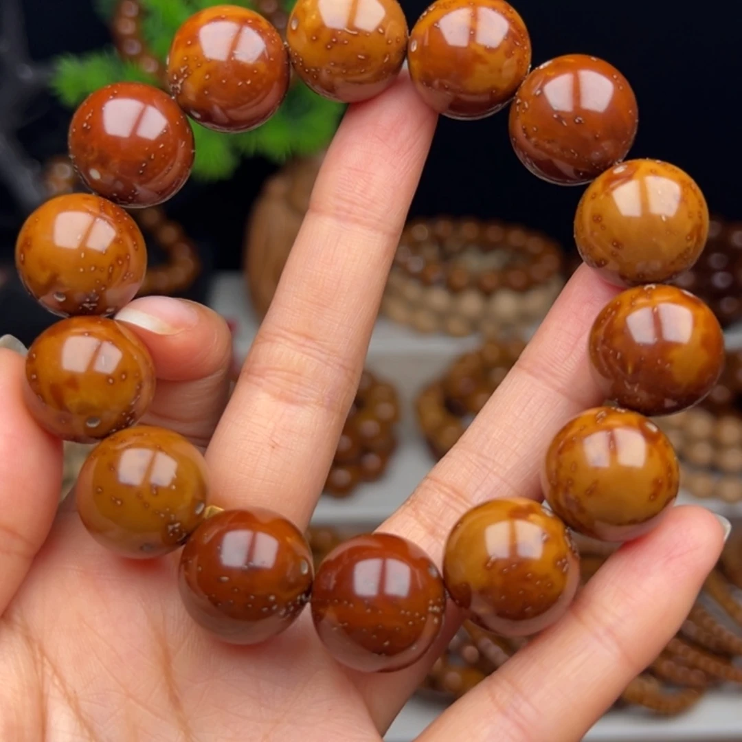 手串紫金鼠卡17+半实心光珠