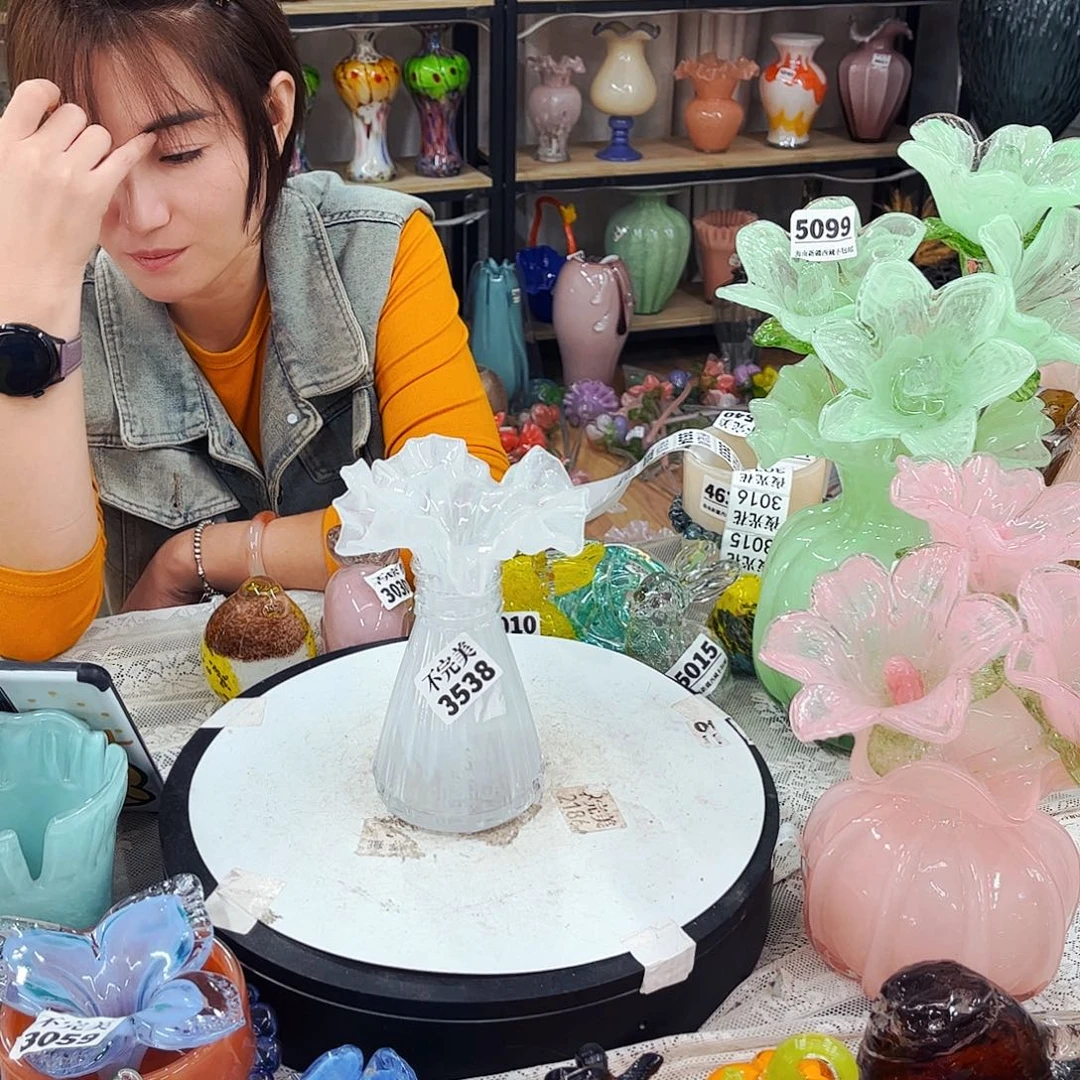 3538 家悦琉璃工艺品不完美
